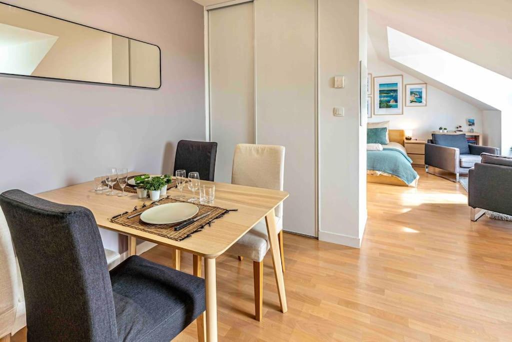 Bel Appartement Expose Sud-Ouest Avec Terrasse Carantec Extérieur photo