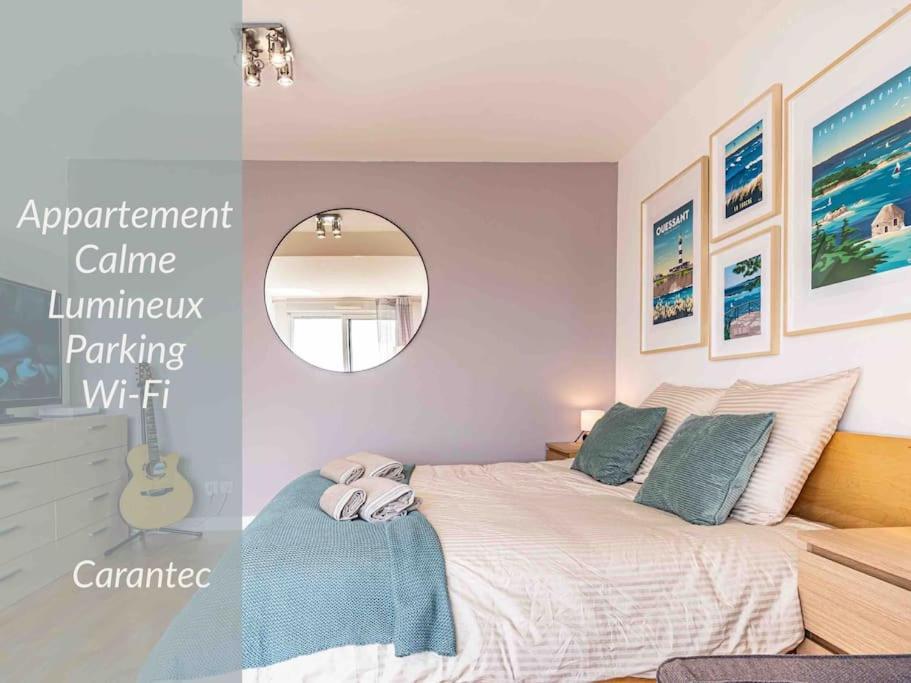Bel Appartement Expose Sud-Ouest Avec Terrasse Carantec Extérieur photo